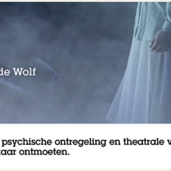 Offlabel: Theater onderzoekt psychische ontregeling